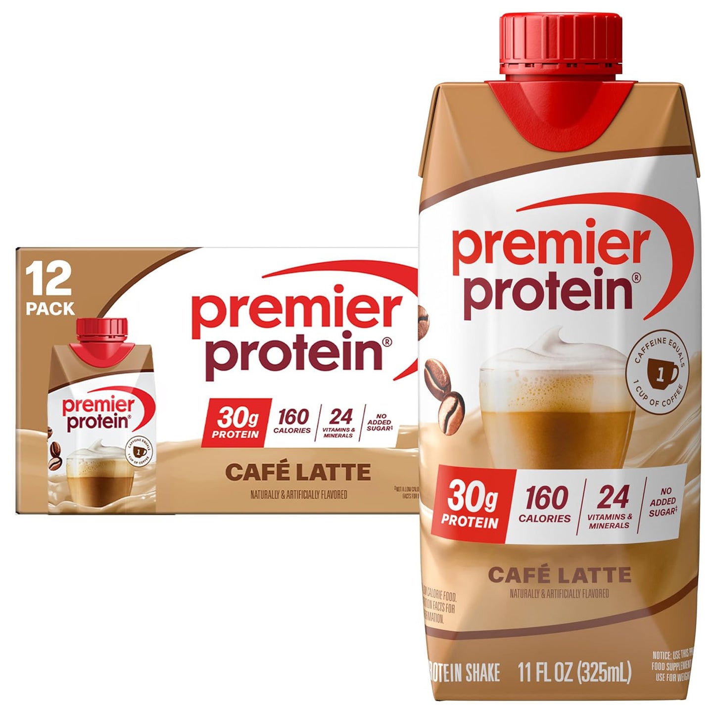 Premier Protein Shake (Original) — 11 fl oz (325mL) × 12 Bottles