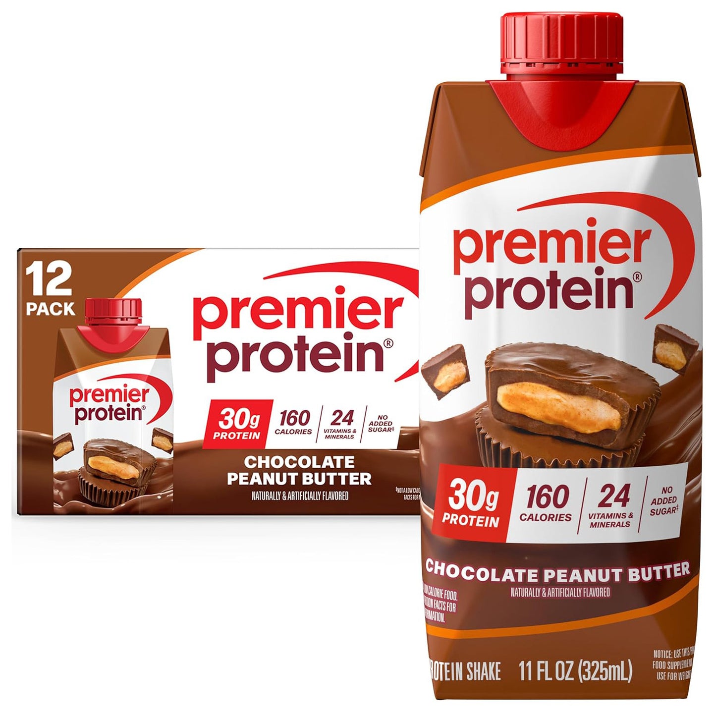 Premier Protein Shake (Original) — 11 fl oz (325mL) × 12 Bottles