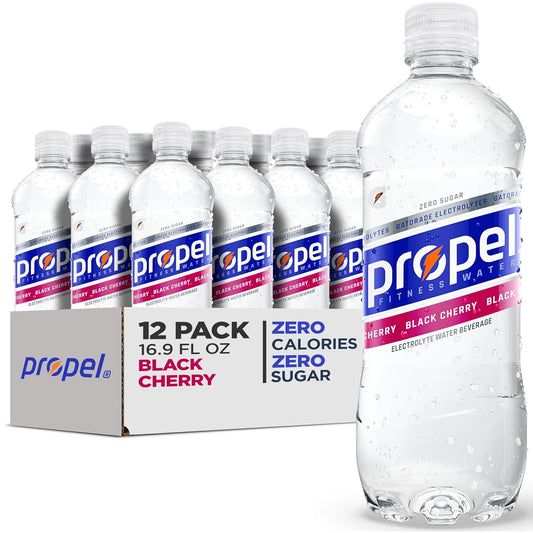Propel 프로펠 전해질 워터 — 500mL (16.9 fl oz) × 12병