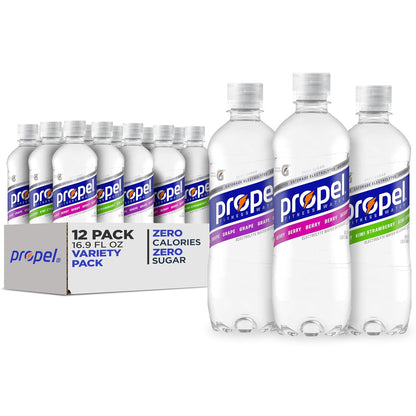 Propel Electrolyte Water — 16.9 fl oz (500mL) × 12 Bottles