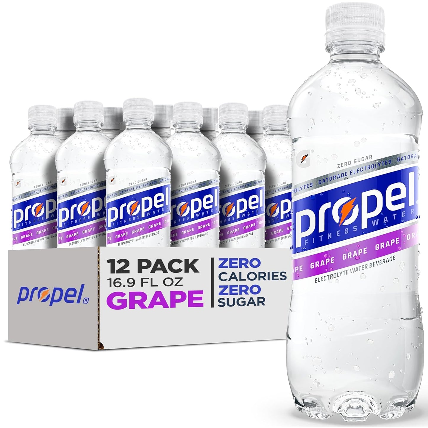 Propel Electrolyte Water — 16.9 fl oz (500mL) × 12 Bottles