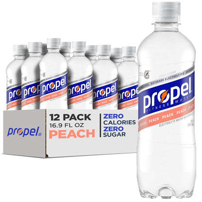 Propel Electrolyte Water — 16.9 fl oz (500mL) × 12 Bottles