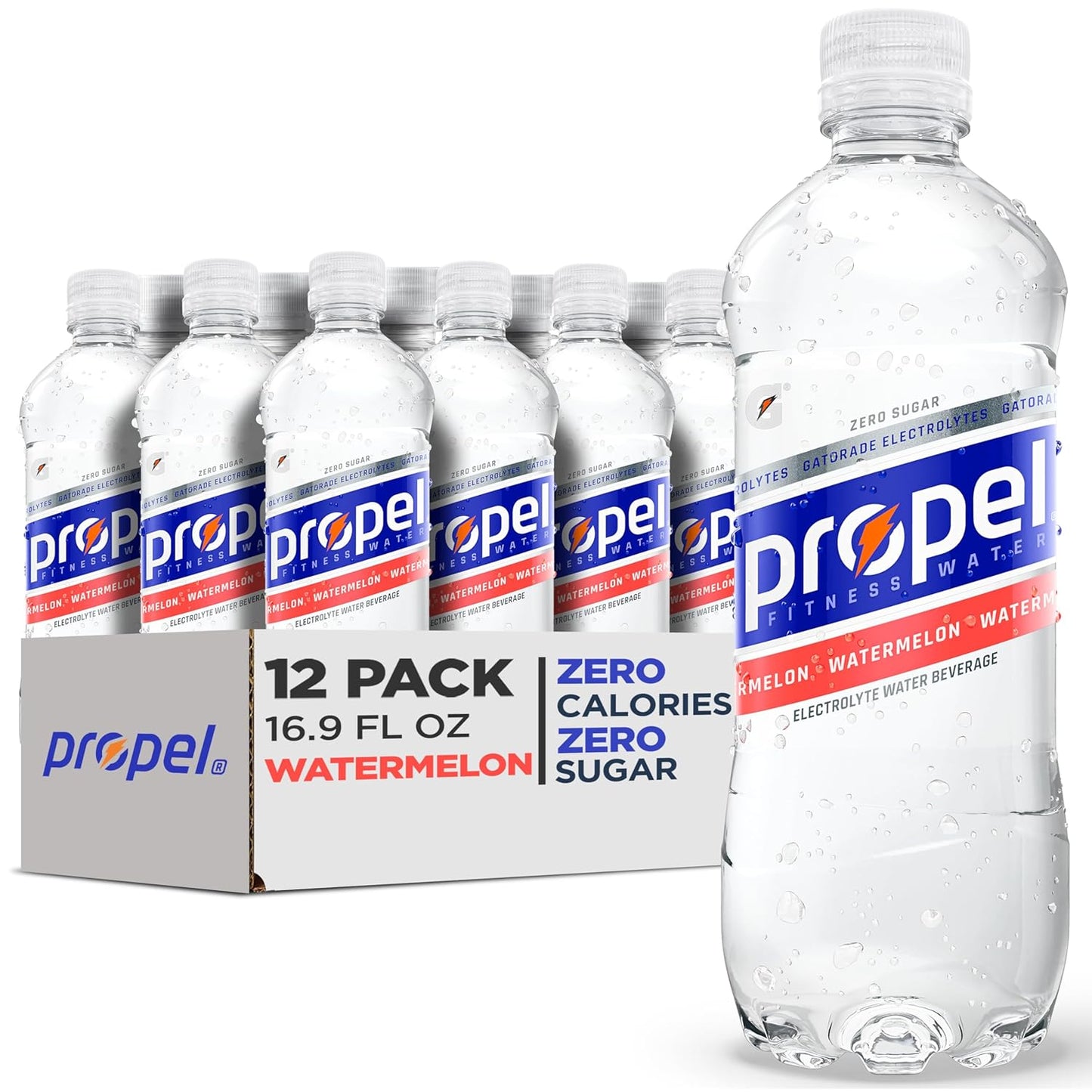 Propel Electrolyte Water — 16.9 fl oz (500mL) × 12 Bottles