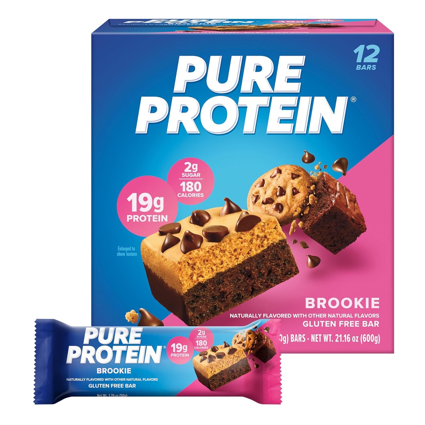 Pure Protein Bar — 1.76 oz (50g) × 12 Bars