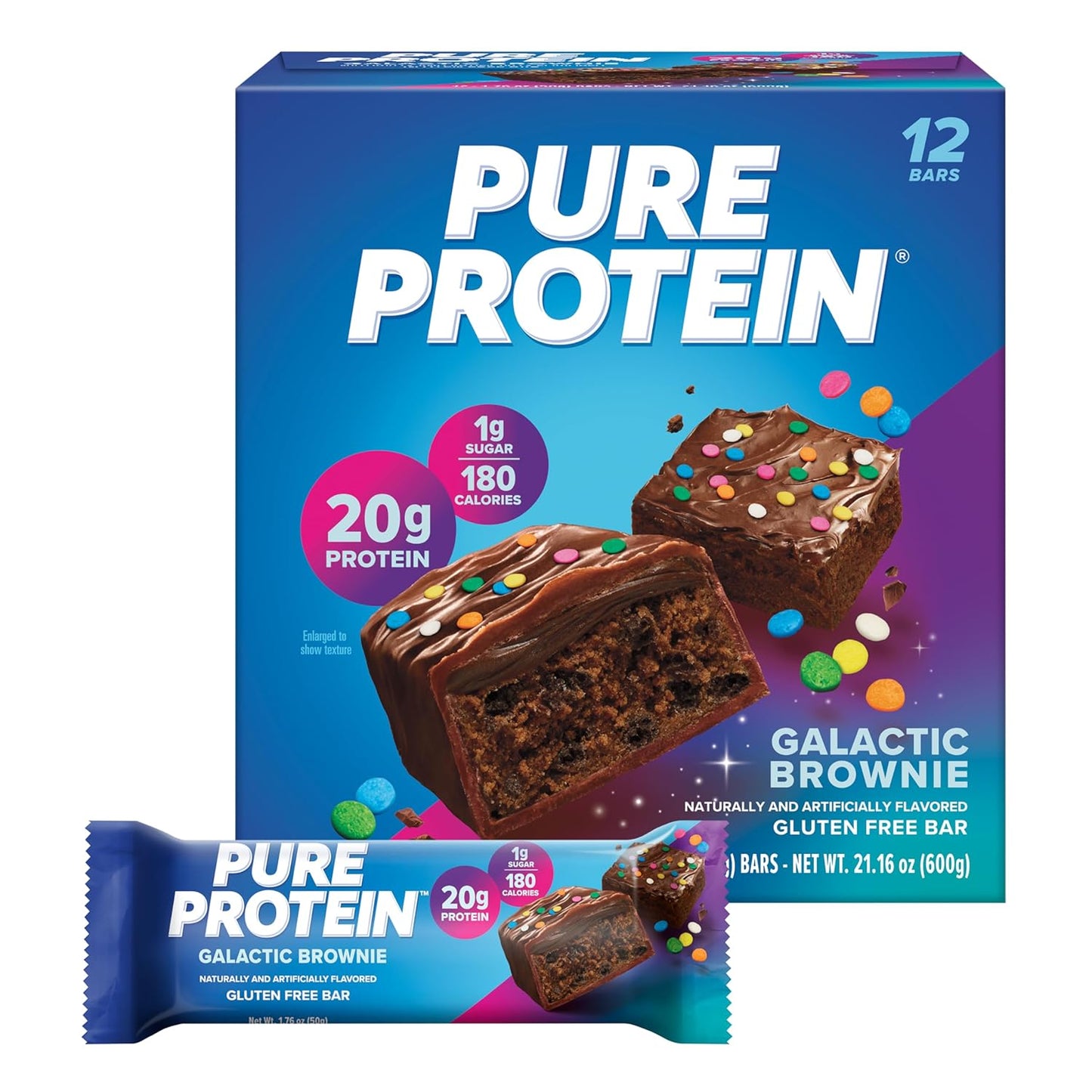 Pure Protein Bar — 1.76 oz (50g) × 12 Bars
