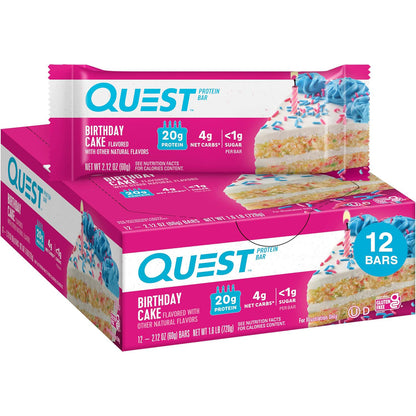Quest Nutrition Protein Bar — 2.12 oz (60g) × 12 Bars