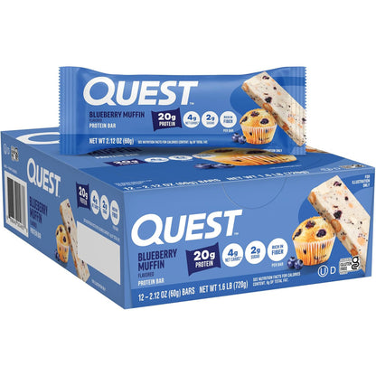 Quest Nutrition Protein Bar — 2.12 oz (60g) × 12 Bars