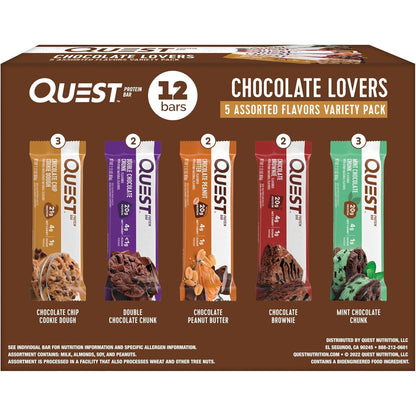 Quest Nutrition Protein Bar — 2.12 oz (60g) × 12 Bars