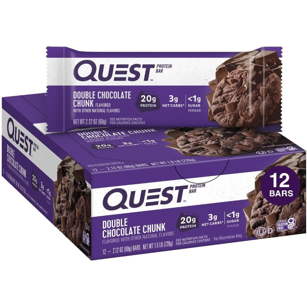 Quest Nutrition Protein Bar — 2.12 oz (60g) × 12 Bars