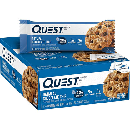 Quest Nutrition Protein Bar — 2.12 oz (60g) × 12 Bars