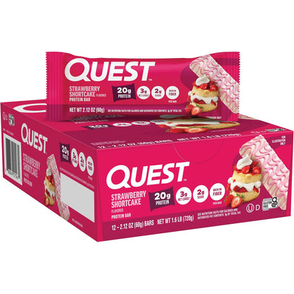 Quest Nutrition Protein Bar — 2.12 oz (60g) × 12 Bars