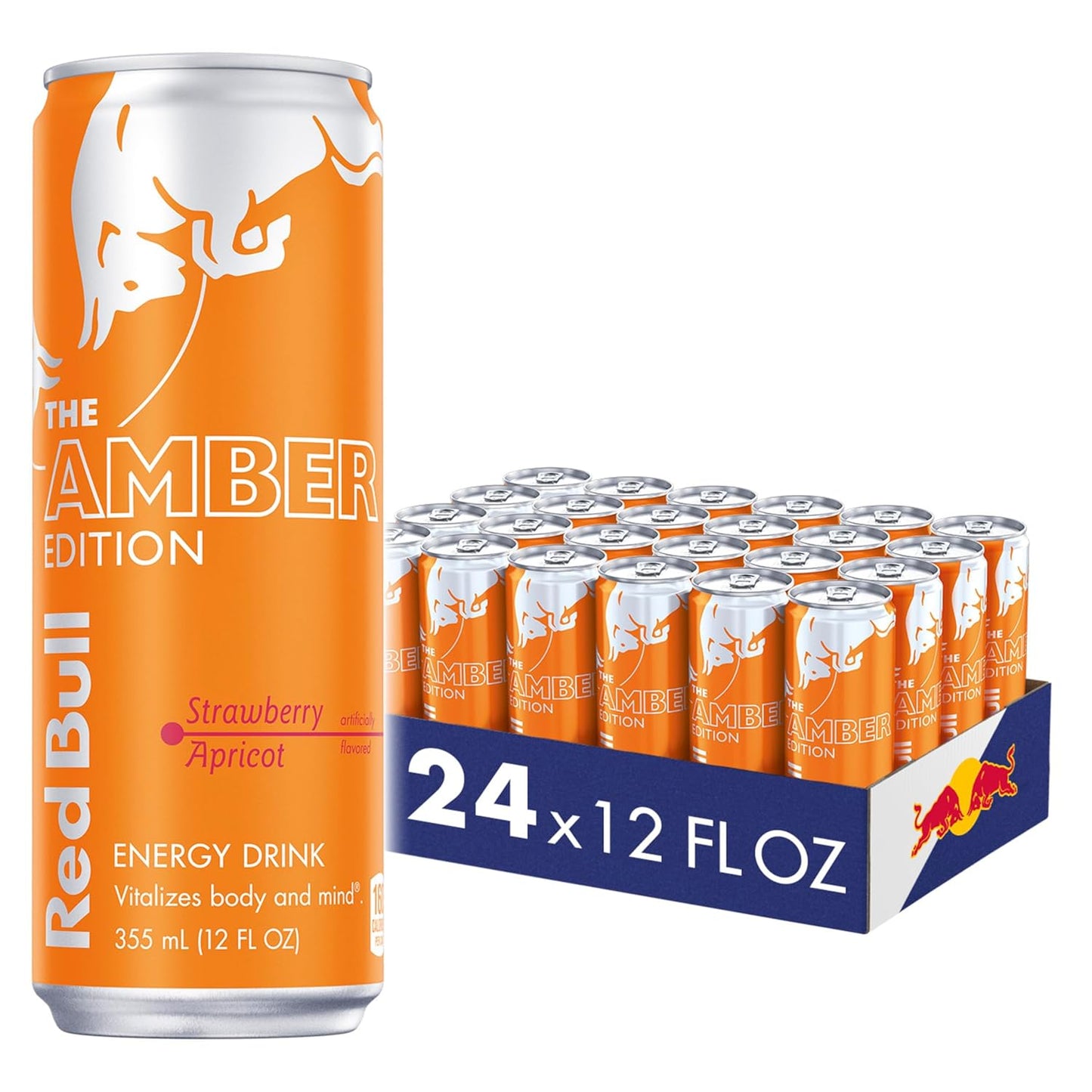 Red Bull Amber Edition Energy Drink — 12 fl oz (355mL) × 24 Cans