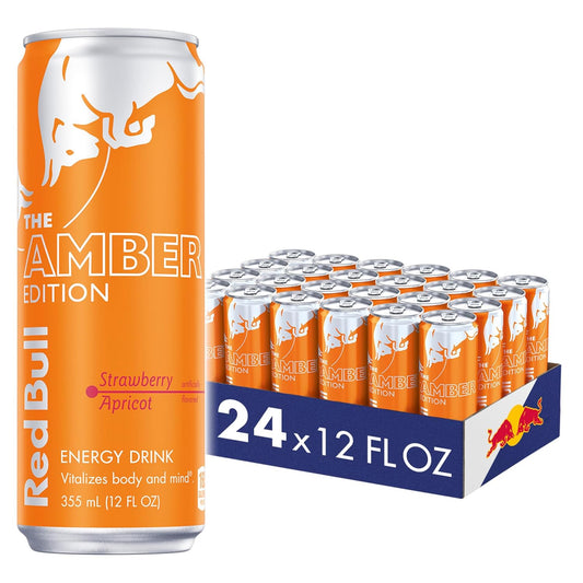 Red Bull 레드불 앰버 에디션 에너지 드링크 — 355mL (12 fl oz) × 24캔