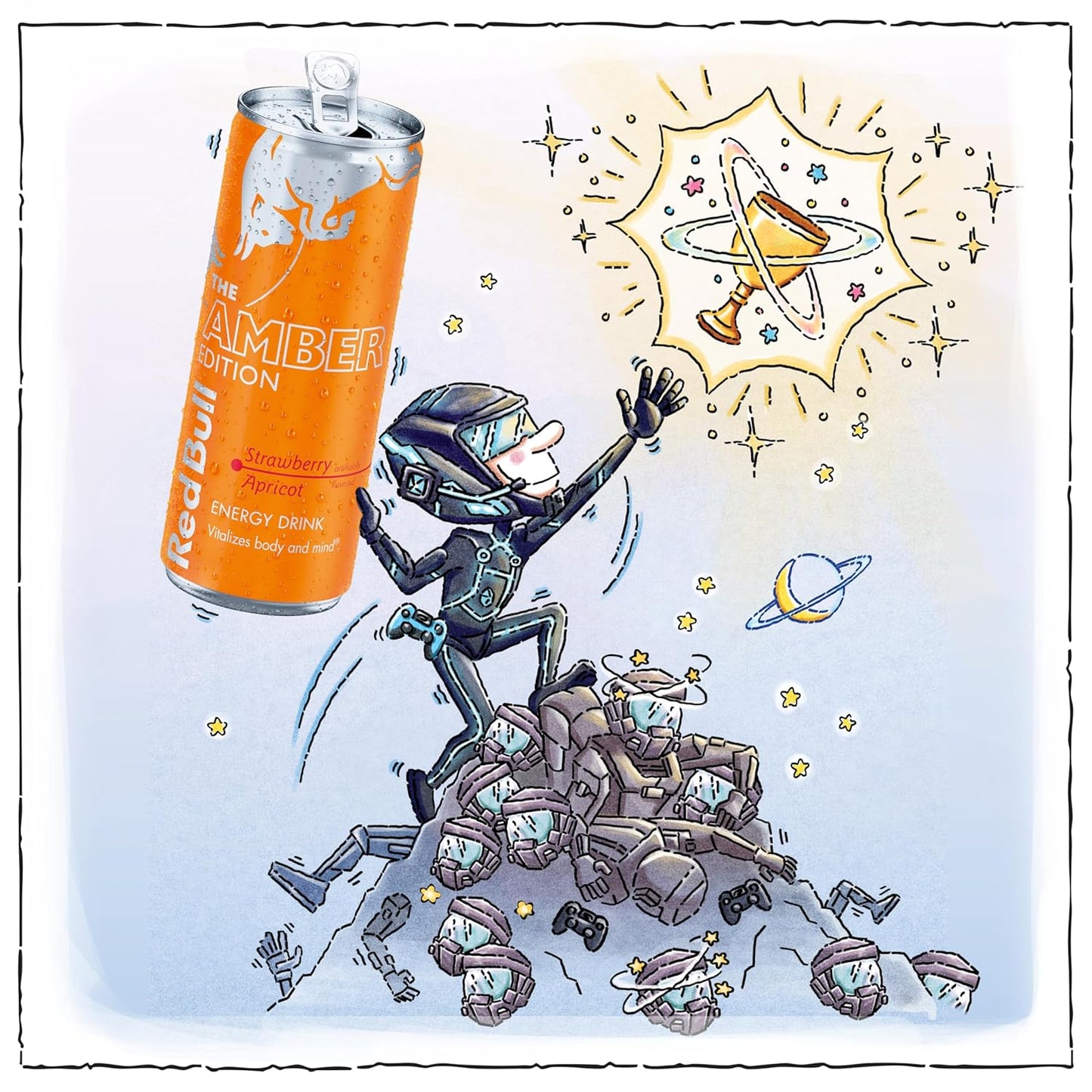 Red Bull Amber Edition Energy Drink — 12 fl oz (355mL) × 24 Cans