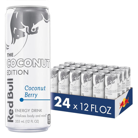 Red Bull 레드불 코코넛 에디션 에너지 드링크 — 355mL (12 fl oz) × 24캔