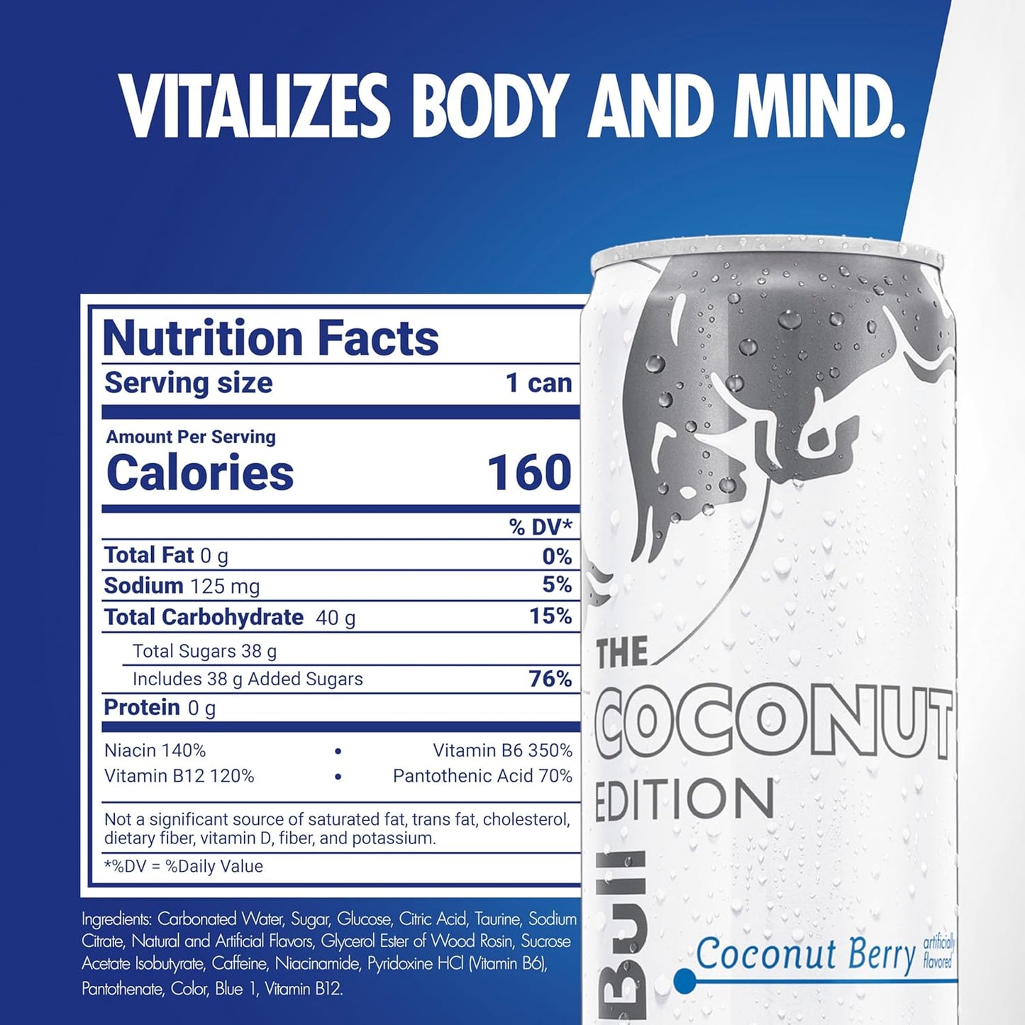 Red Bull Coconut Edition Energy Drink — 12 fl oz (355mL) × 24 Cans