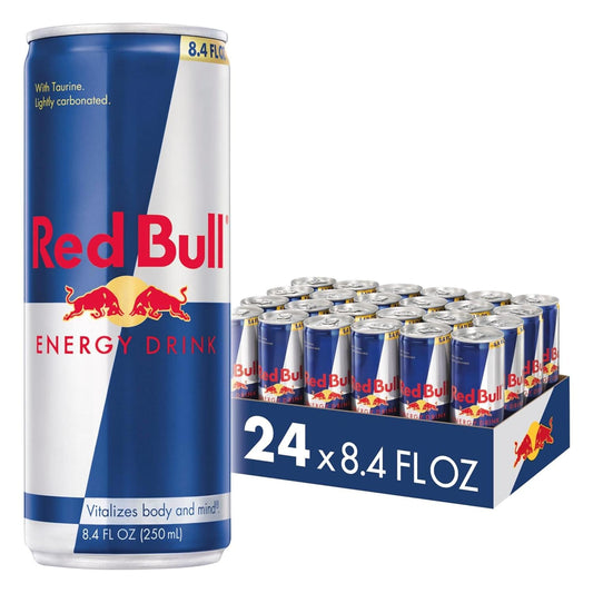 Red Bull 레드불 에너지 드링크 — 250mL (8.4 fl oz) × 24캔