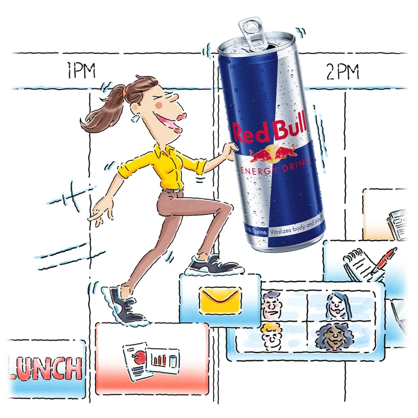 Red Bull Energy Drink — 8.4 fl oz (250mL) × 24 Cans