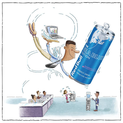 Red Bull Sea Blue Edition Energy Drink — 12 fl oz (355mL) × 24 Cans