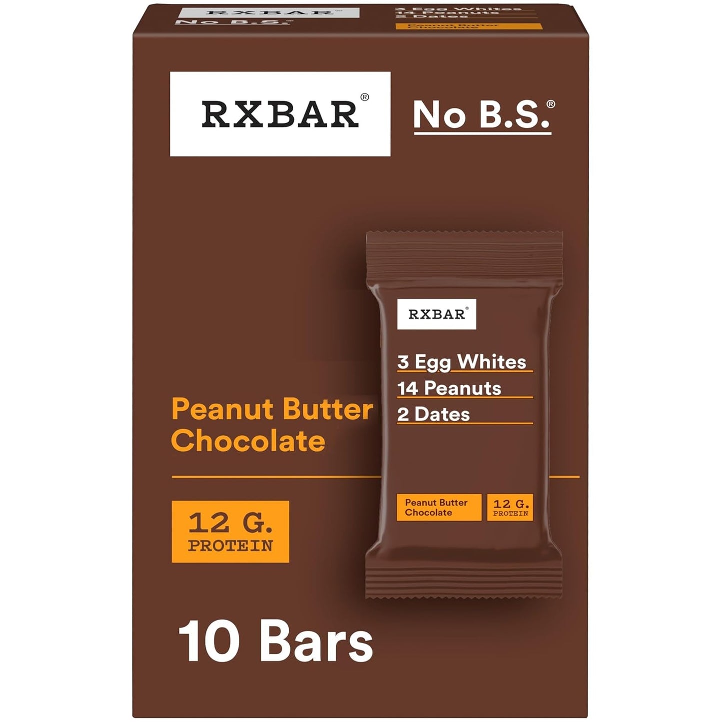 RXBAR Protein Bar — 1.83 oz (52g) × 10 Bars