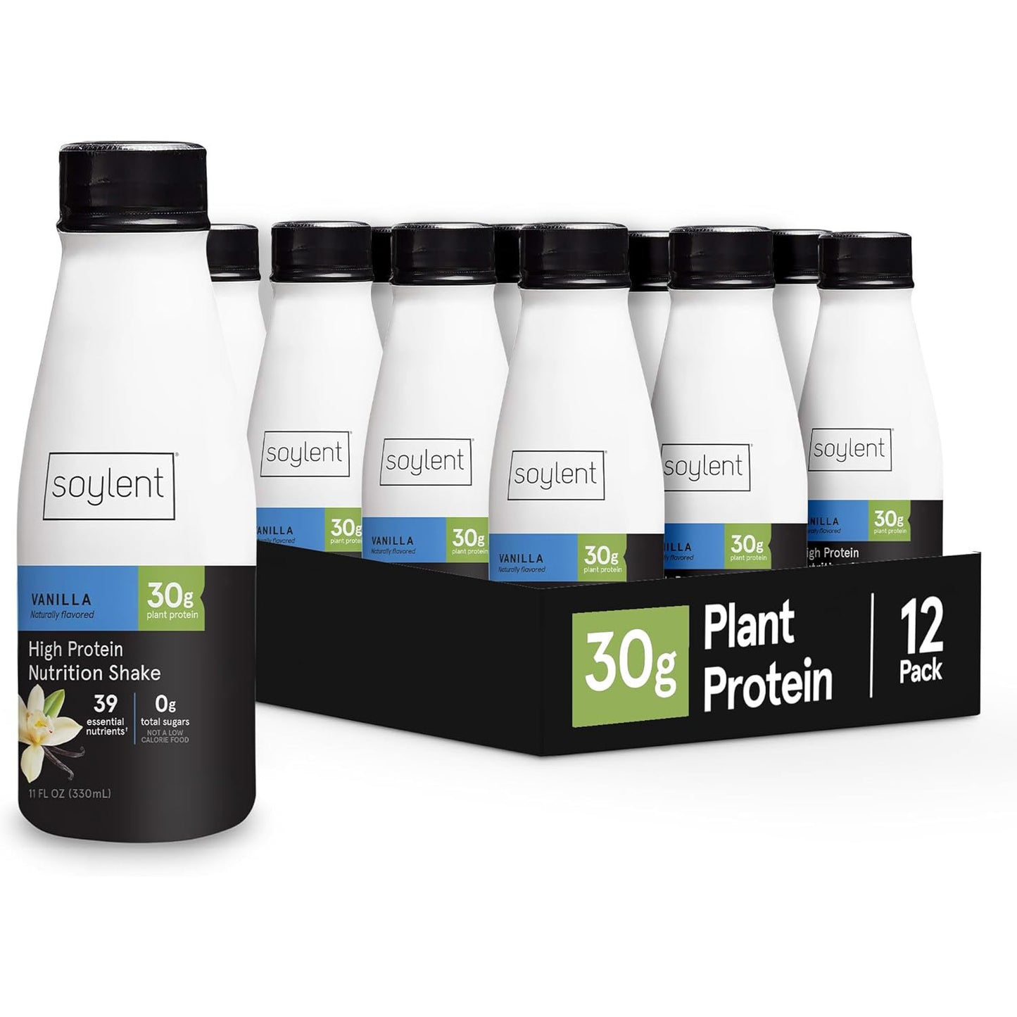 Soylent Complete Protein Shake — 11 fl oz (325mL) × 12 Bottles