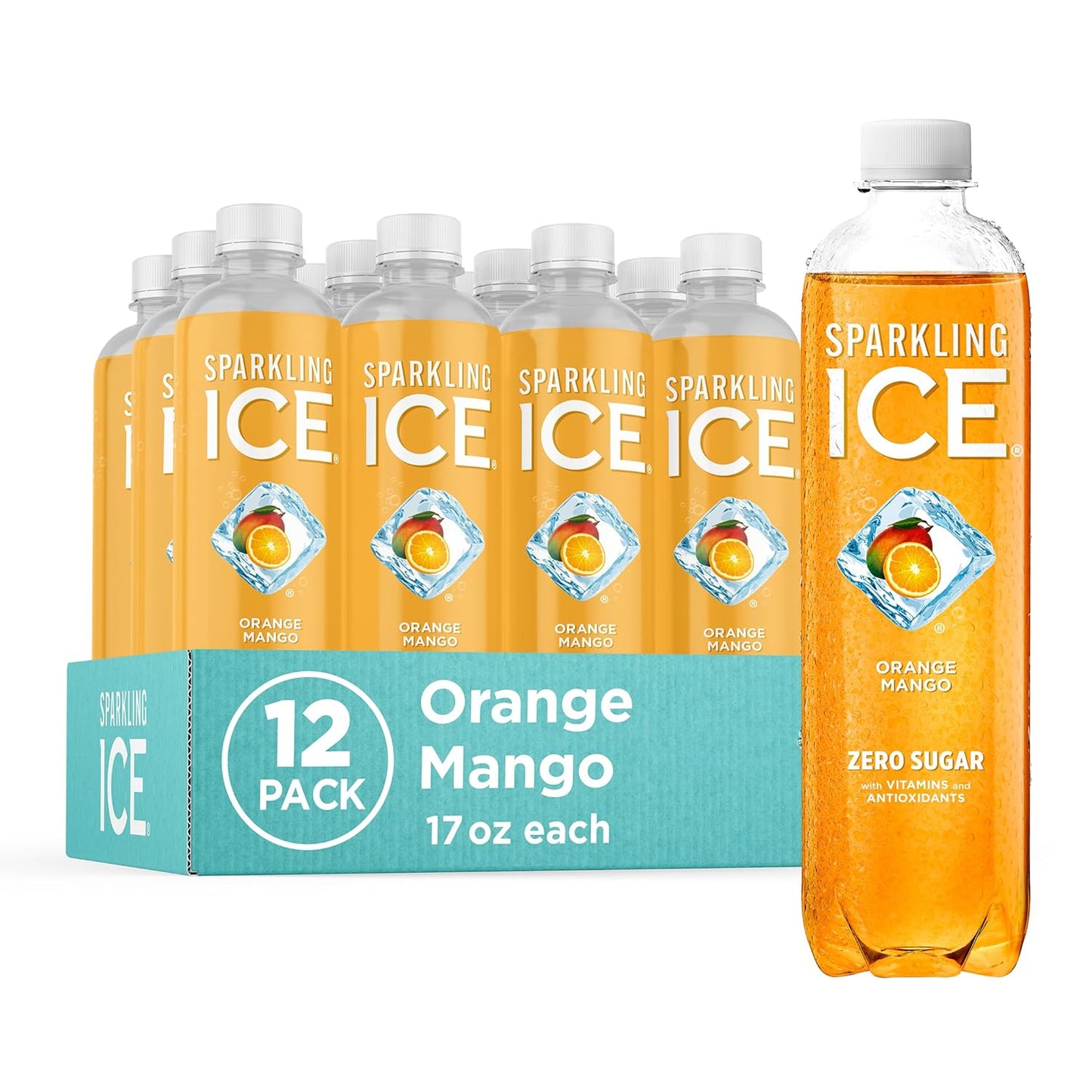 Sparkling Ice Flavored Water — 17 fl oz (500mL) × 12 Cans