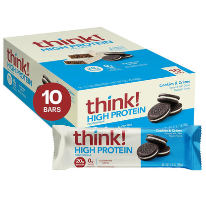 think! 프로틴 바 — 60g (2.1 oz) × 10바