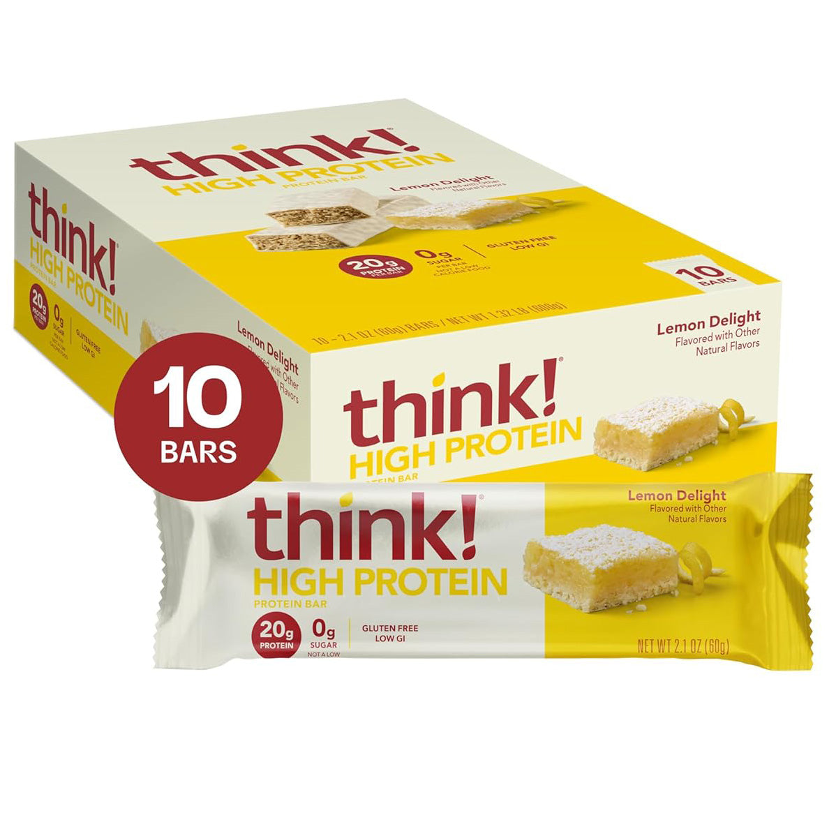 think! 프로틴 바 — 60g (2.1 oz) × 10바