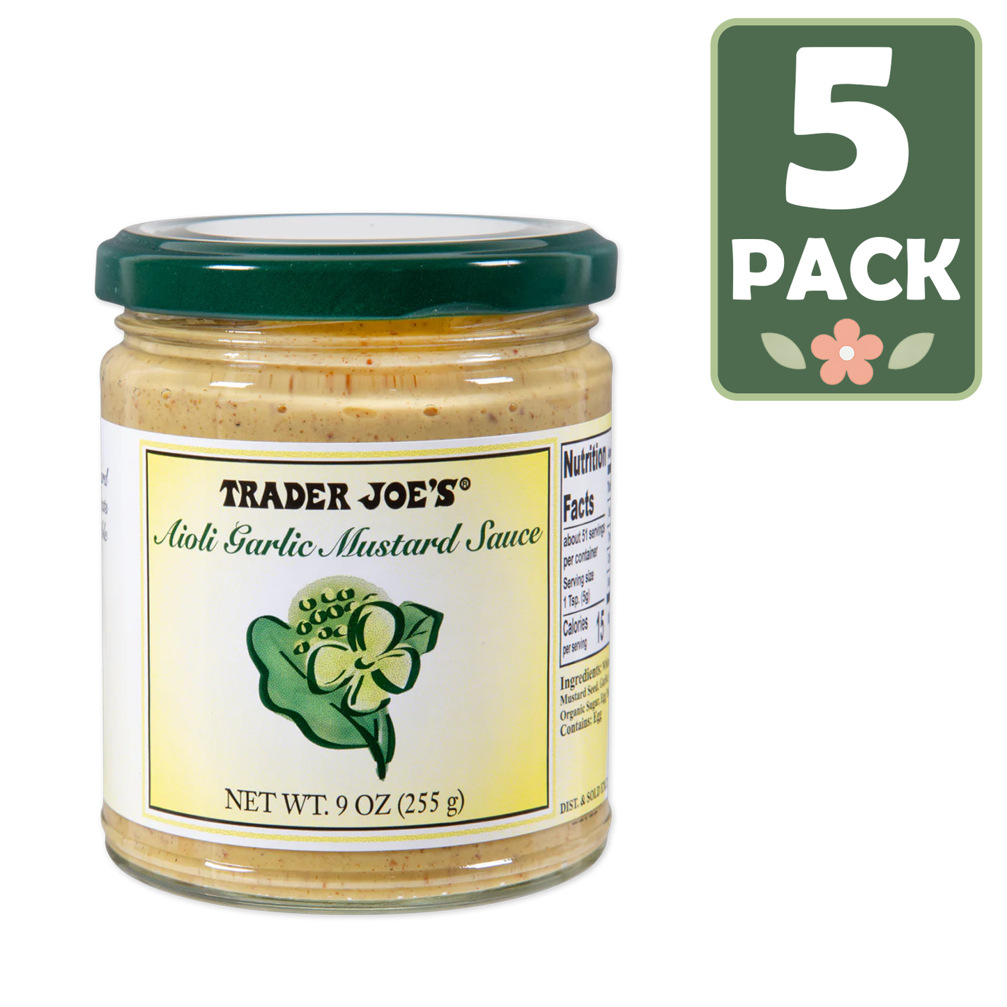Trader Joe's Aioli Garlic Mustard Sauce - 9 oz