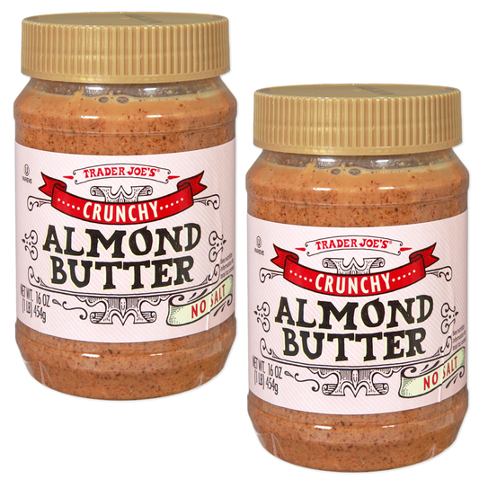 Trader Joe's Almond Butter Crunchy No Salt - 16 oz