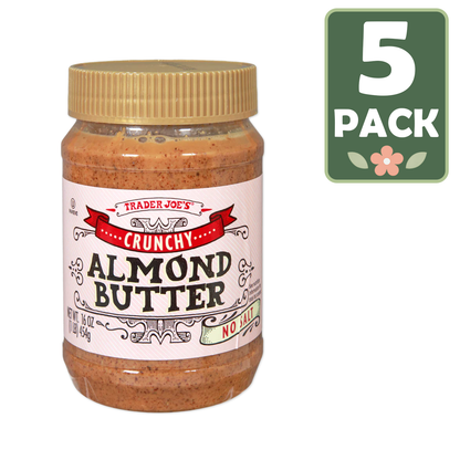 Trader Joe's 트레이더 조 아몬드버터 크런치 무염 - 16 oz
