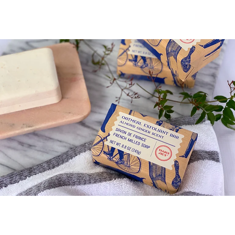 Trader Joe's Almond Ginger Scent Oatmeal Exfoliant Bar — Oatmeal Exfoliant (249 g)