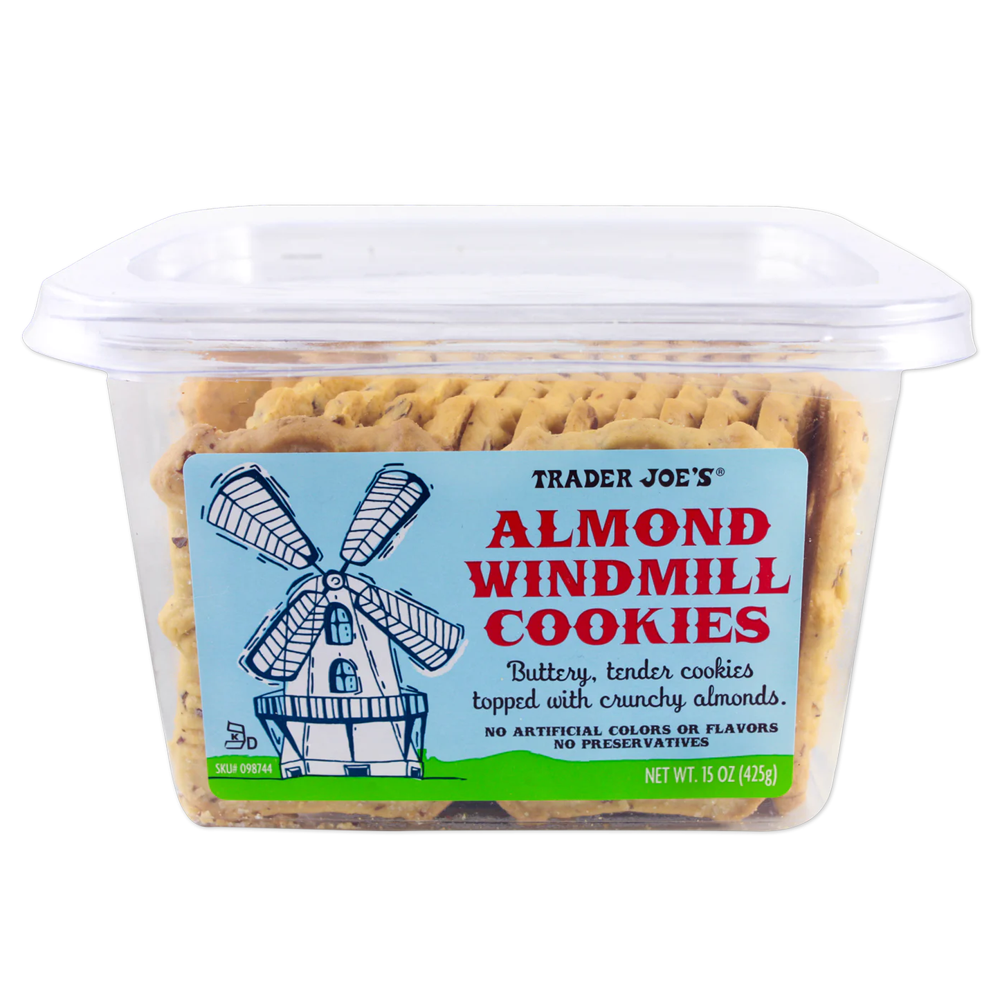Trader Joe's Almond Windmill Cookies - 15 oz