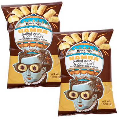 Trader Joe's Bamba with Hazelnut Creme Filling - 3 oz