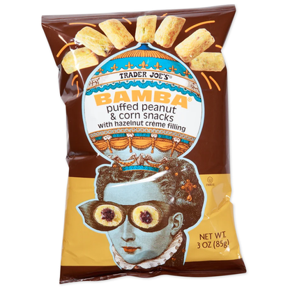 Trader Joe's Bamba with Hazelnut Creme Filling - 3 oz