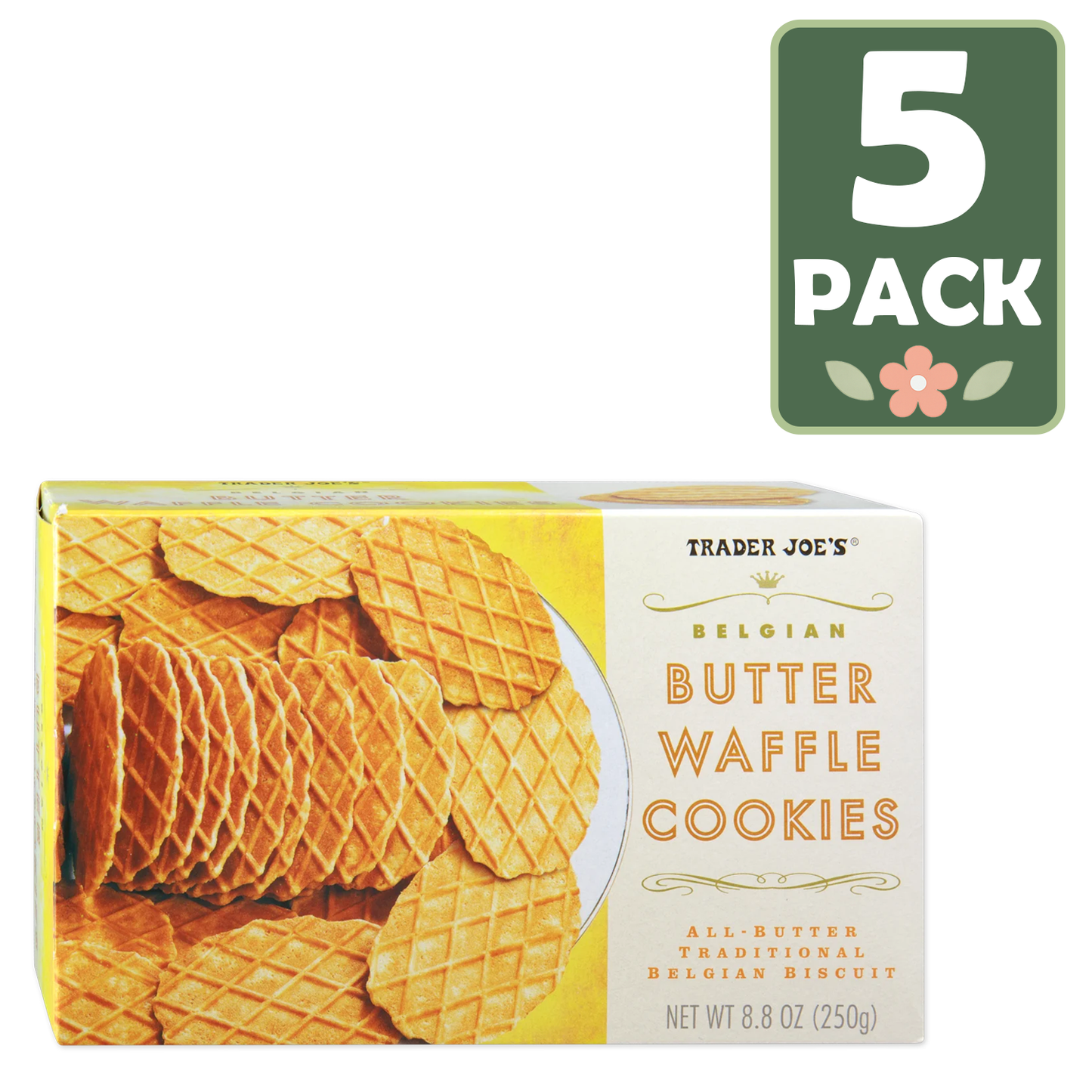 Trader Joe's Belgian Butter Waffle Cookies - 8.8 oz