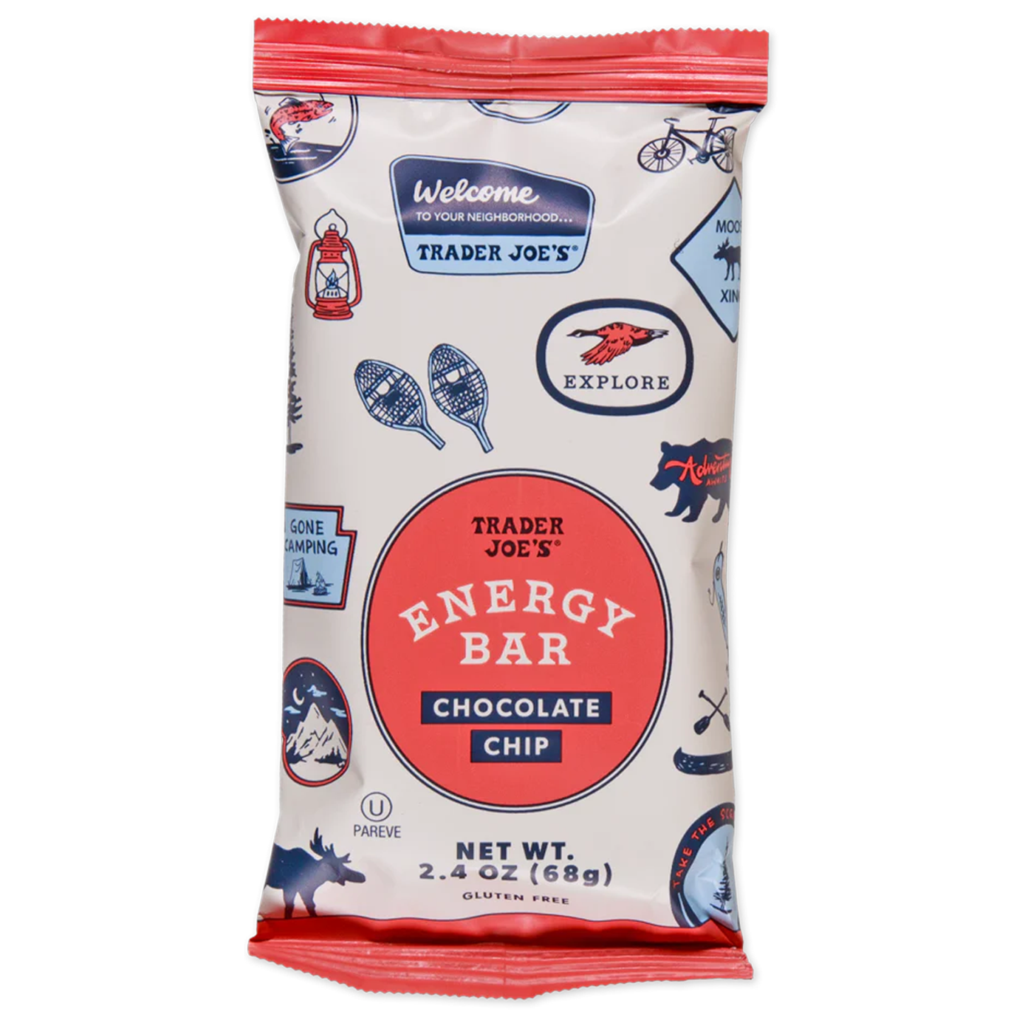 Trader Joe's 트레이더 조 에너지바 초콜릿 칩 - 2.4 oz
