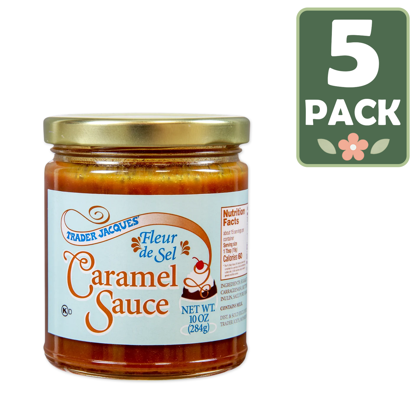 Trader Joe's 트레이더 조 플뢰르 드 셀 카라멜 소스 - 10 oz