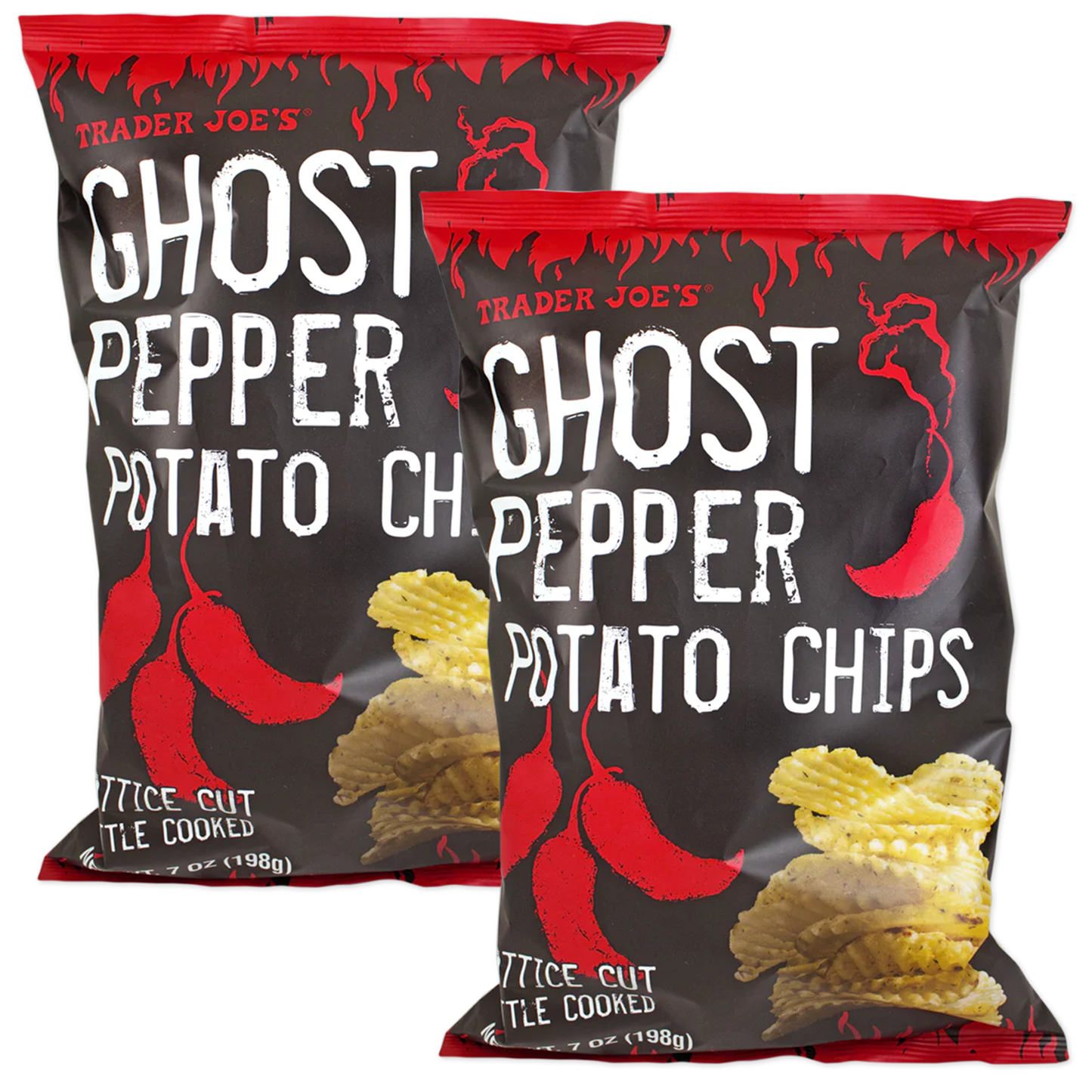 Trader Joe's Ghost Pepper Potato Chips - 7 oz