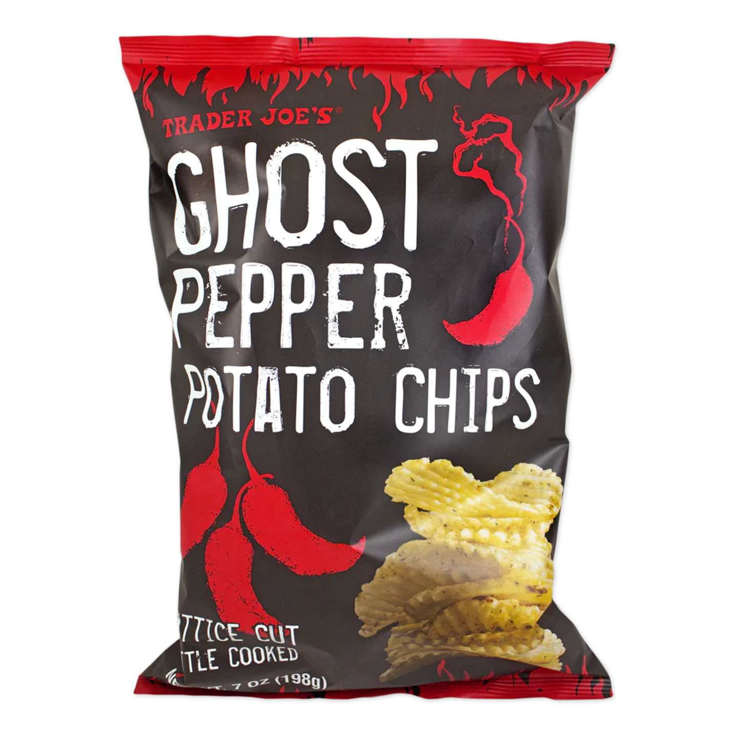 Trader Joe's Ghost Pepper Potato Chips - 7 oz