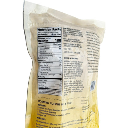 Trader Joe's Gluten Free Organic Rolled Oats with Ancient Grains & Seeds - 24 oz