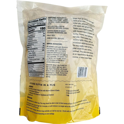 Trader Joe's Gluten Free Organic Rolled Oats with Ancient Grains & Seeds - 24 oz