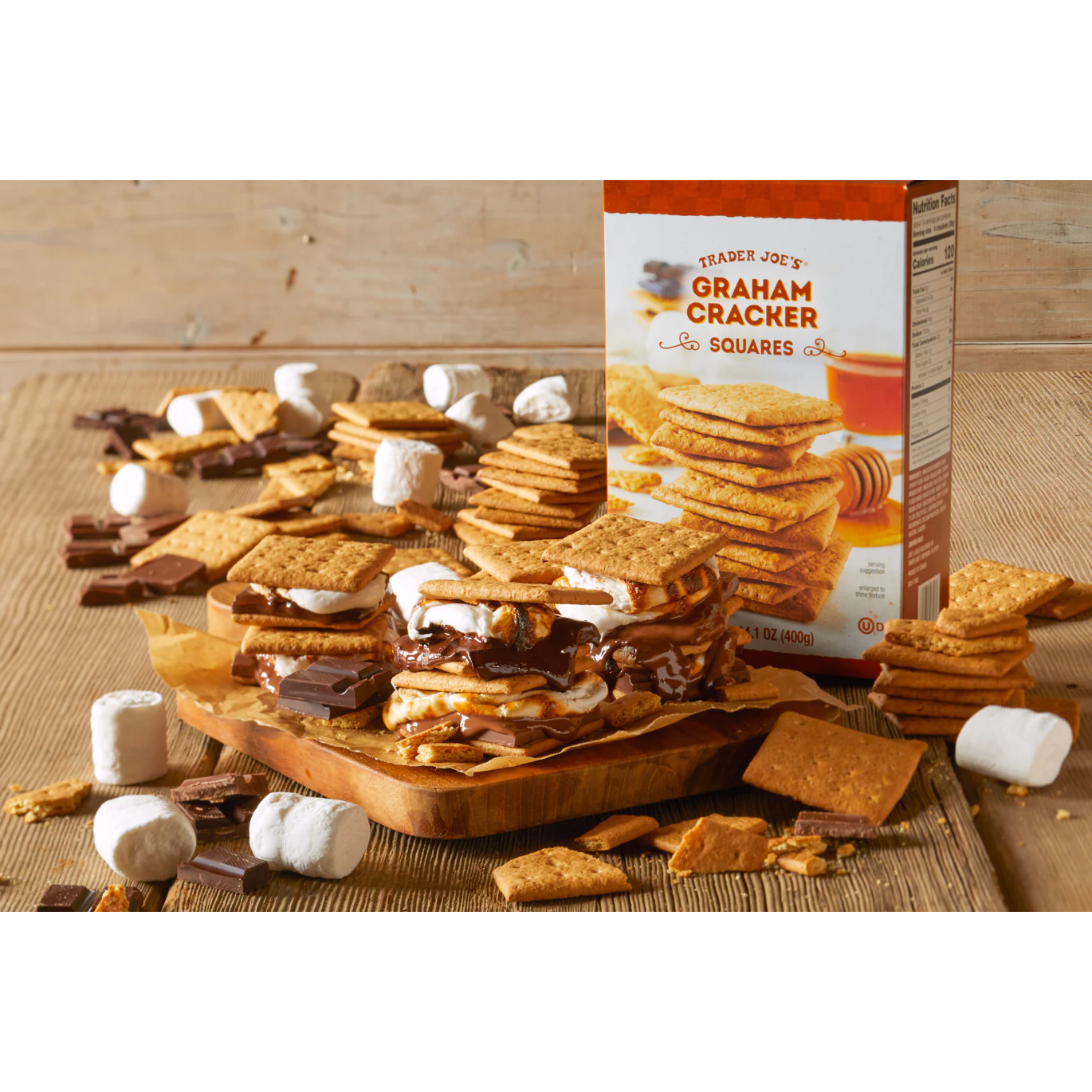 Trader Joe's Graham Cracker Squares - 14.1 oz