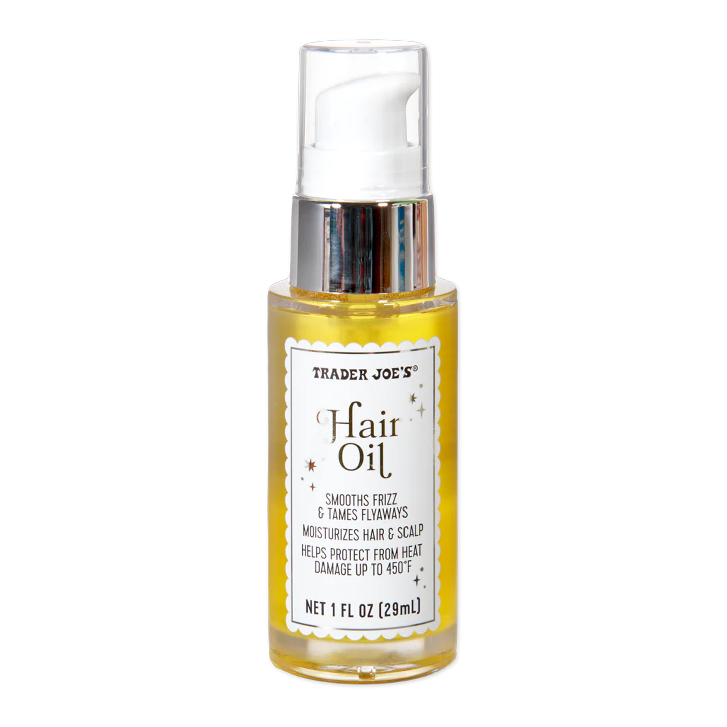 Trader Joe's Hair Oil — Shine & Frizz Control (29 mL)