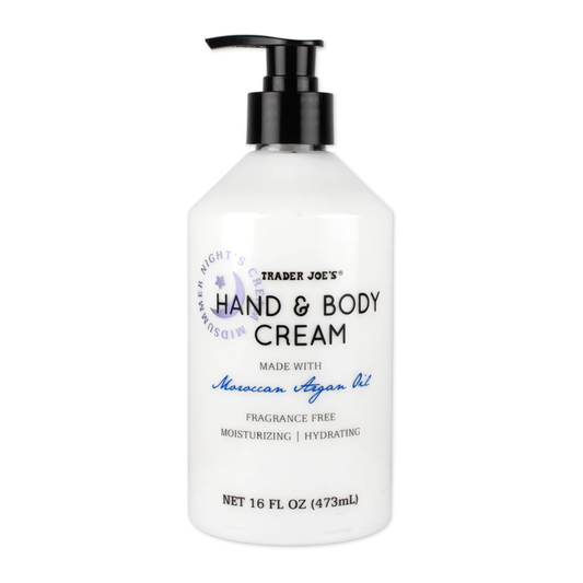 Trader Joe's Hand & Body Cream with Moroccan Argan Oil — Moroccan Argan Oil (473 mL)