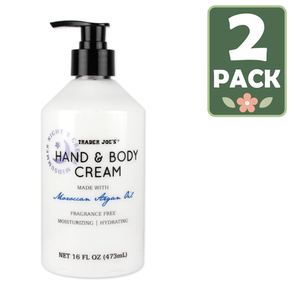 Trader Joe's Hand & Body Cream with Moroccan Argan Oil — Moroccan Argan Oil (473 mL)