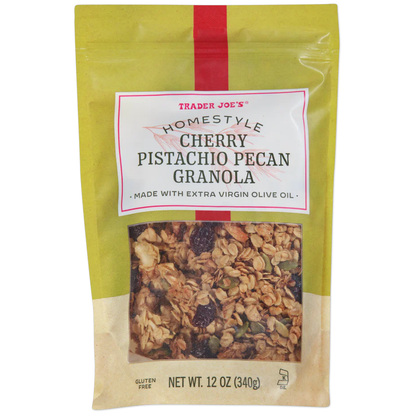 Trader Joe's Homestyle Cherry Pistachio Pecan Granola - 12 oz