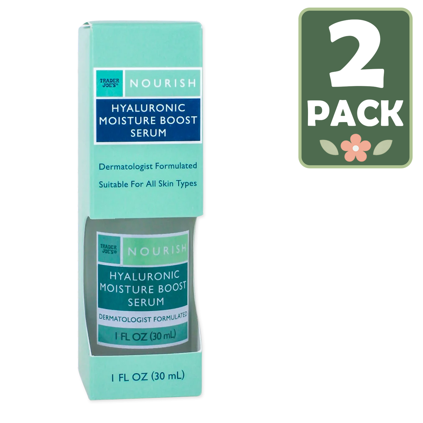 Trader Joe's Hyaluronic Moisture Boost Serum — Pure Hyaluronic Hydration (29 mL)