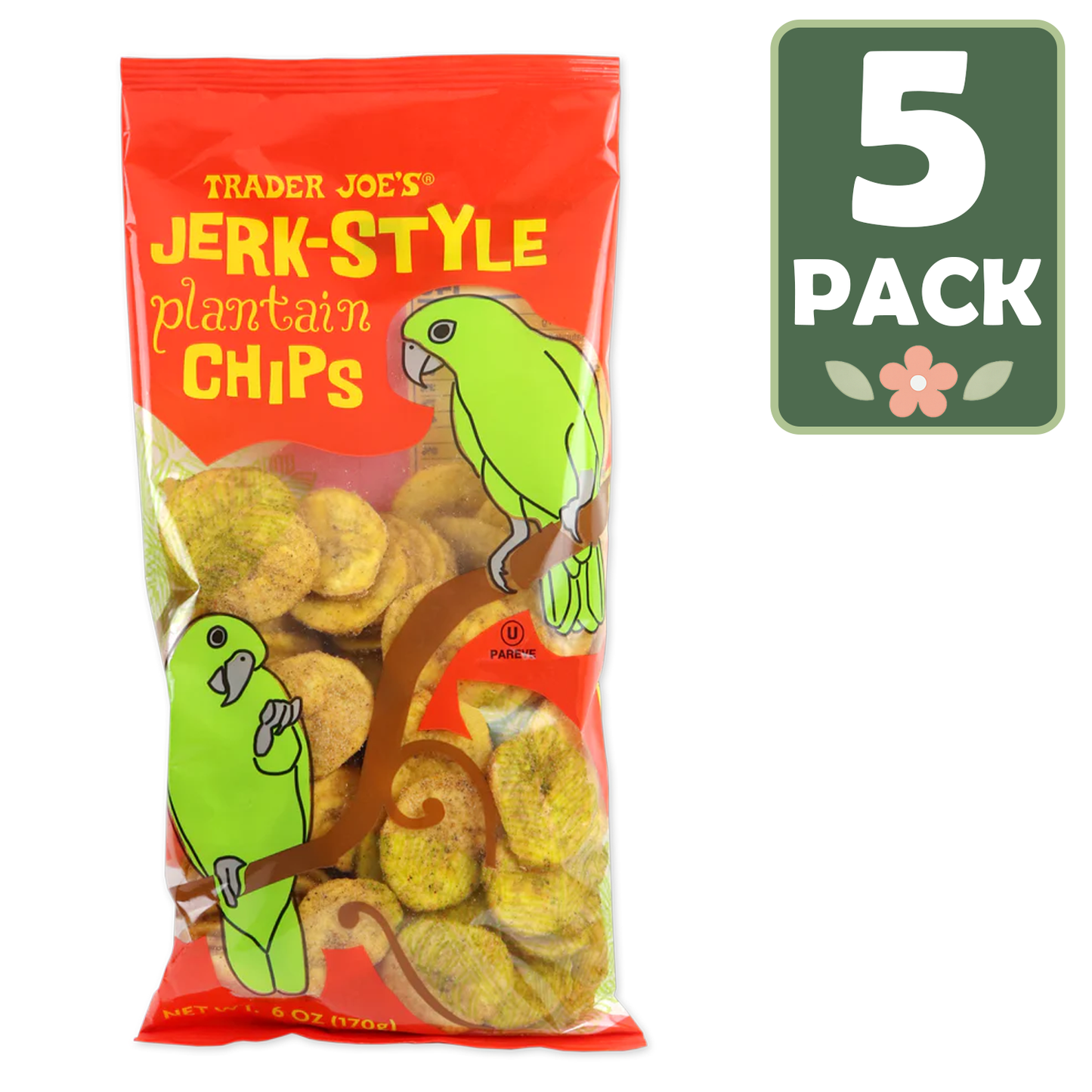 Trader Joe's Jerk-Style Plantain Chips - 6 oz