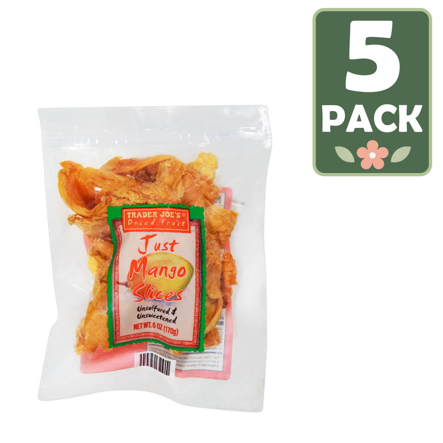 Trader Joe's 트레이더 조 저스트 망고 슬라이스 - 6 oz